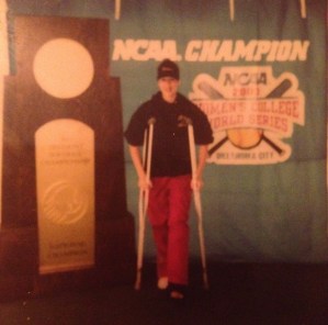 Broken Leg - attending WCWS in Oklahoma City